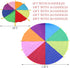 mifasuo 6ft 10ft 12ft 16 16ft 20ft (20ft 28 Kids Play Rainbow Parachute with Handles Tent Game for Children Gymnastics