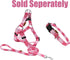 Cute Floral Pattern Dog Collar, Soft Adjustable Collar with Quick Release Buckle (XS, Hawaiian Pink, Neck 9-13", Width