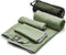 OlimpiaFit Quick Dry Towel, 3 Size Pack of Lightweight Microfiber Travel Towels with Bag for Camping, Beach, Gym