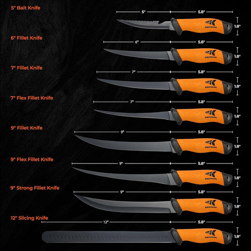 KastKing Speed Demon Pro Fillet Knife - Razor Sharp G4116 German Stainless-Steel Blade, Professional Level