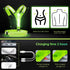 LED Reflective Light Up Safety Running Vest for Biking Walking at Night, LOYAL SEA High Visible Adjustable Running Light for Runners Rechargeable with Pouch, Reflective Running Belt Gear for Men Women
