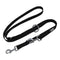 DDOXX 6.6 ft Nylon Dog Leash, 3-Way Adjustable for Dogs - XS (Black), Red