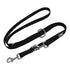 DDOXX 6.6 ft Nylon Dog Leash, 3-Way Adjustable for Dogs - XS (Black), Red