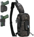 Sling Backpack Tactical Chest Pistol Bag, Shoulder Bags Crossbody Sling Backpack Holster Bag for Concealed Carry