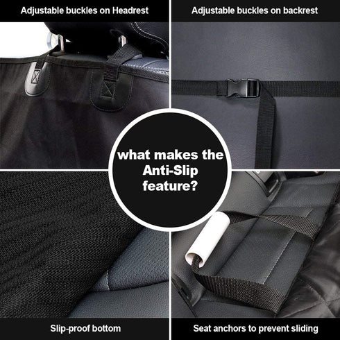 600D AsFrost Dog Seat Cover Cars Trucks SUVs, Thick Waterproof Pet Car Seat Cover Dog, Heavy Duty & Wear-Resistant