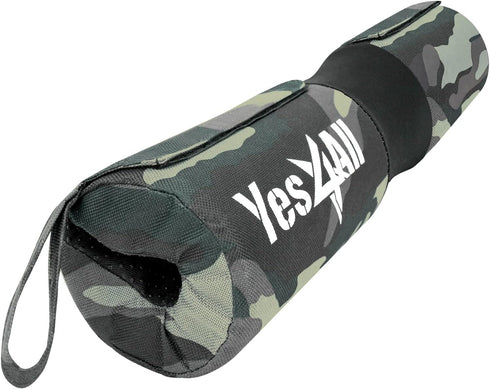 Yes4All Ergonomic Foam Bar Pad - Olympic Barbell Squat Pad for Neck, Squats, and Hip Thrusts