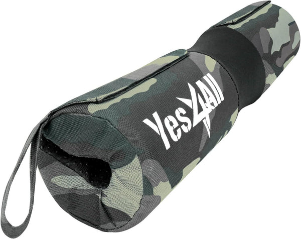 Yes4All Ergonomic Foam Bar Pad - Olympic Barbell Squat Pad for Neck, Squats, and Hip Thrusts
