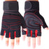 Leftwei Professional Fitness Gloves, Non Slip Microfiber Silicone Palm Breathable Ottoman Back Gloves,