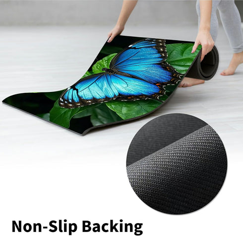 HEAKIERG 19.6"x24", Pet Bowl Mats for Food Cat Play Mat Pet Feeding Rug with Waterproof & Non-Slip Rubber Bottom