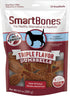 SmartBones Triple Flavor Dumbbells, 10 Count, Rawhide-Free Chews for Dogs, Made with Real Chicken, Beef, Pork