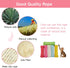 Multicolor Natural Hemp Rope for Cat Scratching Posts - 1/4" Replacement Rope for DIY Jute Twine, Includes Play Ball