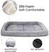 Patas Lague Bolster Dog Bed for Medium Dogs - 30''x20'' Soft Foam Dog Sofa Pet Bed, Machine Washable Crate Mat