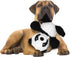 MIGHTY Microfiber Ball Panda - Strong & Tough Interactive Dog Toy with Squeaker, Machine Washable