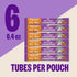 6-0.4 Wellness Lickable Treats Soft Puree Natural Grain Free Adult Cat Treats, Chicken Recipe, Contains Ounce