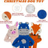 3 Pack No Stuffing Dog Toys Crinkle Squeaky Interactive Plush Dog Toy, not for Aggressive Chewers, to Keep Them