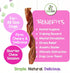 Nature Gnaws - Beef Jerky Springs for Dogs - Premium Natural Beef Gullet Sticks