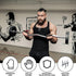 LLOUSSAK Gym Gloves for Men Weight Lifting, Four-Finger Leather Pull Up Gloves, Anti-Slip Men's Weightlifting Glove