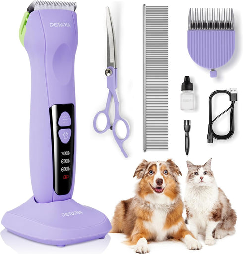 etopia Professional Dog Clippers for Grooming, Low Noise Electric Quiet Dog Grooming