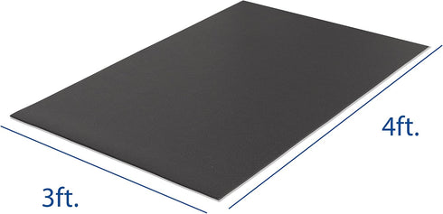 Xterra Floor Mat — Heavy Duty, Thick 6mm PVC, Nonslip Fitness Equipment Floor Protector