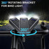 Rechargeable Bike Light Set, 8000 Lumens USB Bicycle Lights, Front Headlight and Taillight with 5+4 Light Modes,