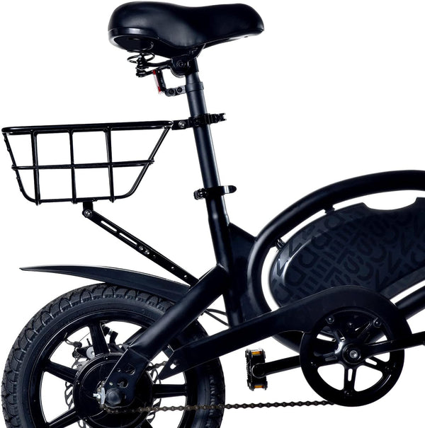 Jetson Rear Bicycle Basket, Compatible with Jetson Bolt, Bolt Pro, LX10, Axle, and Bolt Up, Black