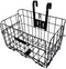 Folding Bike Front Basket Wire Basket with Handles for Easy Installation on Front Handlebar
