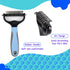 Double-Sided Pet Grooming Tool, Undercoat Rake for Dogs and Cats, Professional Dematting Brush and Shedding Comb
