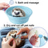 JSLZF Hedgehog Bath Supplies Grooming Kit: Foldable Bathtub, Nail Clippers, Bathing Brushes, Towel for Hedgehog Small
