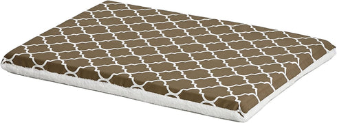 MidWest Homes for Pets Quiet Time Dog Beds, Teflon Defender, 30-Inch, Brown & White Geometric Pattern
