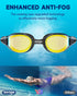 Swimming Seago Racing Swim Goggles for Adult Men and Women, Goggles with Silicone Material Clear Vision No Leak Anti