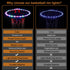 16 Waybelive LED Basketball Hoop Lights, Remote Control Basketball Rim LED Light, Color Change by Yourself, Waterproof