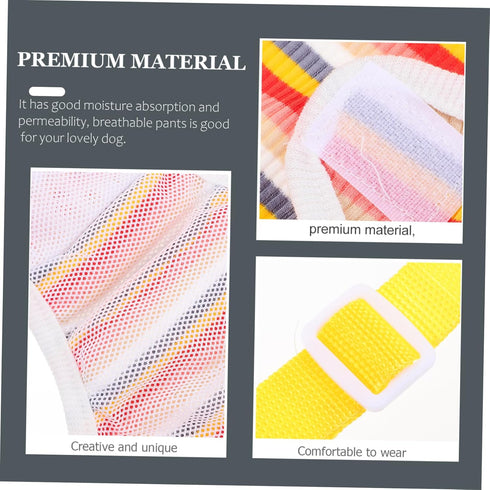 VICASKY Ultra-Absorbent Dog Diapers for Female Pets Reusable Physiology Pants Easy to Put Take Off Comfortable