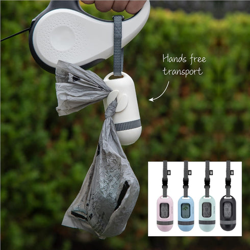 15 SVD.PET Dog Poop Bag Dispenser, Retractable Waste Bag Fits Any Dog Leash, Waste Bags, Poop Bag Holder, Doggy Walking