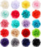 Leinuosen 20 Pcs Flower Charms for Dog Collar, Multi Color Bow Tie for Cat Puppy Dog Grooming Accessories
