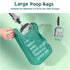 KropBom 125 Count Cat Poop Bags Large Pet Waste Sacks with Handles, Disposable Litter Bags for Pet Poop, Extra-Thick