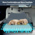 55lbs, 2 Dog Car Seat for Medium Large Dogs Under Detachable and Washable Dog Booster Seats with Thick Cushion, Pet