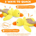 2026 17.7"x14.9"(L) Dog Calming Duck Toy, New Interactive Plush Duck Toy with Quack Sound and Crazy Crinkle for Dogs