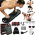 HOTWAVE Push Up Board Fitness - Portable Foldable 20 in 1 Push Up Bar for Home Gym Strength Training