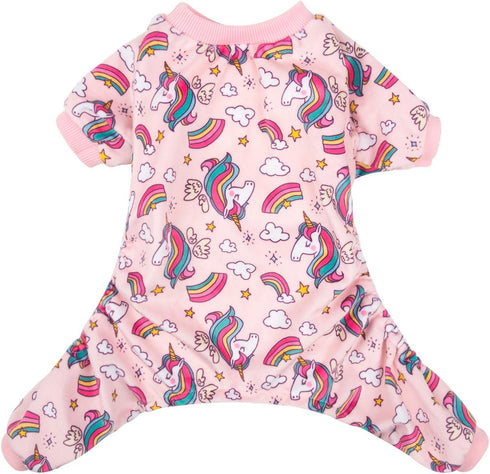 CuteBone Small Dogs Outfit - Soft Puppy Onesies Pjs Dog Pajamas Pet Coat for All Seasons P67S