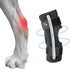 Powerful Dog Canine Rear Leg Hock Joint Brace - Large Compression Wrap for Dog Back Leg Support