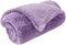Dog Blanket or Cat Blanket, Warm Soft Fuzzy Blankets for Puppy, Small, Medium, Large Dogs or Kittens (M/32" x 40", Iris)