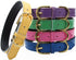 Basic Classic Padded Leather Pet Collars for Small Medium Dogs, Cats, Large (Neck 14.5"-18.5"), Purple