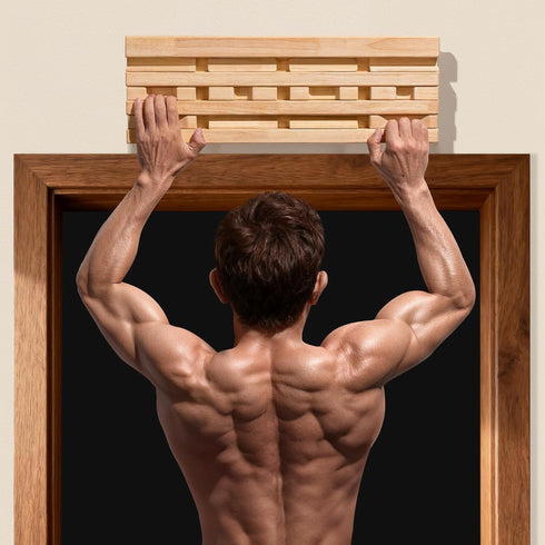 DIY Hangboard Rock Climbing, Wooden Climbing Hang Board as Training Fingerboard with