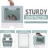 2-in-1 Foldable Cat Litter Box with Lid, Enclosed Potty, Large Top Entry Anti-Splashing Toilet, Easy to Clean Including