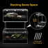 Small Reptile Terrarium Kit,Escape Proof Tarantula Enclosure,PC Starter Hermit Crab Tank,Spider Habitat for Praying