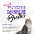 Tiki Cat Born Carnivore Broths, Duck & Chicken Recipe, Cat Food Topper, 1.3 oz. Pouch (Pack of 12)