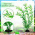 25pcs Green Aquarium Decorations, Fish Tank Plants, Plastic Decor, Fish Tank Accessories, Aquarium Decor