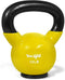 Yes4All Kettlebells, Rubber Base Kettlebell Set for Women, Strength Training Weights (10-65 lbs)