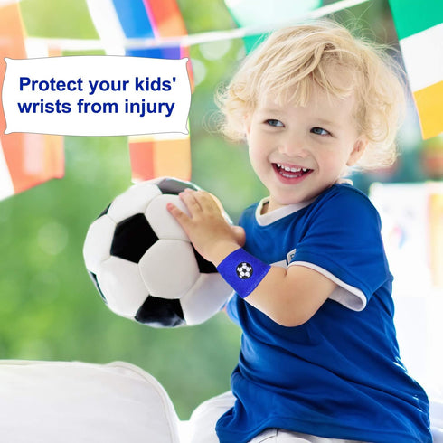 Gejoy 16 Pieces Sports Wristbands, Sweatbands for Kids Soccer, Baseball, Football, Basketball Sports