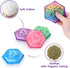 CiyvoLyeen D20 Dice Catnip Toy, DND Interactive Cat Toy for Role Playing Tabletop Game Soft Plush Catmint Kitten Teething Chew Pet Supplies Cat Lover Witchy Wizard Gift Ideas Set of 5